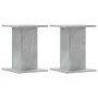 Pflanzenständer 2 Stück aus Holz in Grau-Betonoptik 30x30x40 cm von , Topfständer - Ref: Foro24-3307849, Preis: 42,33 €, Raba...