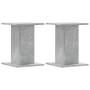 Pflanzenständer 2 Stück aus Holz in Grau-Betonoptik 30x30x40 cm von , Topfständer - Ref: Foro24-3307849, Preis: 39,22 €, Raba...