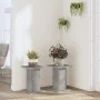 Plant stands 2 units gray wood concrete 30x30x40 cm by , Pot stands - Ref: Foro24-3307849, Price: 41,95 €, Discount: %