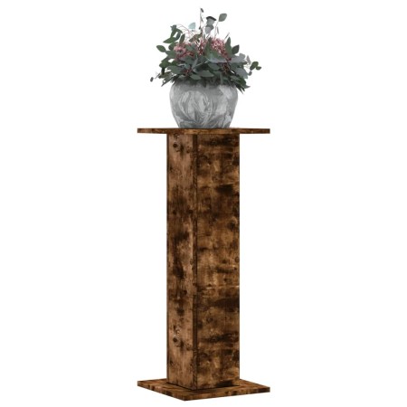 Pflanzenständer 2 Stück Eichenholz geräuchert 30x30x80 cm von , Topfständer - Ref: Foro24-3307868, Preis: 67,41 €, Rabatt: %