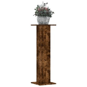 Pflanzenständer 2 Stück Eichenholz geräuchert 30x30x95 cm von , Topfständer - Ref: Foro24-3307877, Preis: 73,21 €, Rabatt: %