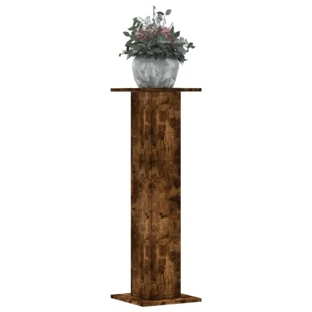 Soportes para plantas 2 uds madera roble ahumado 30x30x95 cm de , Soportes para macetas - Ref: Foro24-3307877, Precio: 72,88 ...