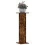 Pflanzenständer 2 Stück Eichenholz geräuchert 30x30x95 cm von , Topfständer - Ref: Foro24-3307877, Preis: 73,21 €, Rabatt: %