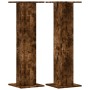 Soportes para plantas 2 uds madera roble ahumado 30x30x95 cm de , Soportes para macetas - Ref: Foro24-3307877, Precio: 76,18 ...