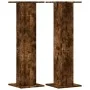 Soportes para plantas 2 uds madera roble ahumado 30x30x95 cm de , Soportes para macetas - Ref: Foro24-3307877, Precio: 72,88 ...