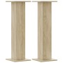 Soportes para plantas 2 uds madera roble Sonoma 30x30x95 cm de , Soportes para macetas - Ref: Foro24-3307875, Precio: 71,69 €...