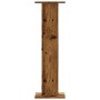 Pflanzenständer 2 Stück Eichenholz in gealterter Optik 30x30x95 cm von , Topfständer - Ref: Foro24-3307880, Preis: 79,97 €, R...