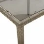 Garden table and 3-piece chair set with gray synthetic rattan cushions by , Garden sets - Ref: Foro24-3277031, Price: 357,36 ...