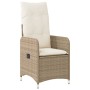 Garden table and chairs set 7 pieces with beige PE rattan cushions by , Garden sets - Ref: Foro24-3277099, Price: 908,96 €, D...