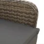 Garden table and 3-piece chair set with gray synthetic rattan cushions by , Garden sets - Ref: Foro24-3277157, Price: 371,28 ...