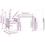 Gartentisch und Stühle 3-teilig und Kissen aus grauem Kunststoff-Rattan von , Gartensets - Ref: Foro24-3277157, Preis: 372,75...
