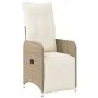 Garden table and chairs set 5 pieces with beige PE rattan cushions by , Garden sets - Ref: Foro24-3277103, Price: 1,00 €, Dis...