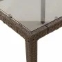 Garden table and 5-piece chair set with brown synthetic rattan cushions. by , Garden sets - Ref: Foro24-3277065, Price: 639,1...