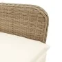 Garden table and 5-piece chair set with brown synthetic rattan cushions. by , Garden sets - Ref: Foro24-3277211, Price: 627,9...