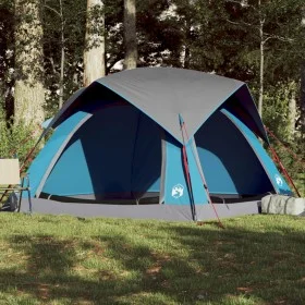 Waterproof blue 4-person tent by , tents - Ref: Foro24-4009453, Price: 71,27 €, Discount: %