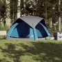 Tienda de campaña para 4 personas impermeable azul de , Tiendas de campaña - Ref: Foro24-4009453, Precio: 71,23 €, Descuento: %