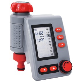 Digital Garden Water Timer with Single Outlet by vidaXL, Sprinkler controls - Ref: Foro24-147884, Price: 60,92 €, Discount: %