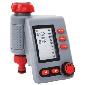 Digital Garden Water Timer with Single Outlet by vidaXL, Sprinkler controls - Ref: Foro24-147884, Price: 42,27 €, Discount: %