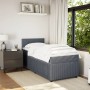 Cama box spring con colchón terciopelo gris oscuro 80x200 cm de , Camas y somieres - Ref: Foro24-3287591, Precio: 362,61 €, D...