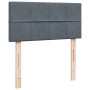 Cama box spring con colchón terciopelo gris oscuro 80x200 cm de , Camas y somieres - Ref: Foro24-3287591, Precio: 362,61 €, D...