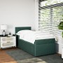 Cama box spring con colchón terciopelo verde oscuro 80x200 cm de , Camas y somieres - Ref: Foro24-3287593, Precio: 305,10 €, ...