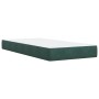 Cama box spring con colchón terciopelo verde oscuro 80x200 cm de , Camas y somieres - Ref: Foro24-3287593, Precio: 305,10 €, ...
