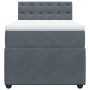 Boxspringbett mit dunkelgrauem Samtmatratze 80x200 cm. von , Betten und Lattenroste - Ref: Foro24-3287603, Preis: 364,00 €, R...