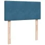 Boxspringbett mit blauem Samtmatratze 100x200 cm. von , Betten und Lattenroste - Ref: Foro24-3287660, Preis: 346,23 €, Rabatt: %