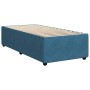 Cama box spring con colchón terciopelo azul 100x200 cm de , Camas y somieres - Ref: Foro24-3287660, Precio: 357,40 €, Descuen...