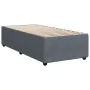 Box spring bed with dark gray velvet mattress 100x200 cm by , Beds and slatted bases - Ref: Foro24-3287669, Price: 359,79 €, ...