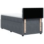 Box spring bed with dark gray velvet mattress 100x200 cm by , Beds and slatted bases - Ref: Foro24-3287669, Price: 370,64 €, ...