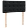 Box spring bed with black velvet mattress 100x200 cm by , Beds and slatted bases - Ref: Foro24-3287676, Price: 352,75 €, Disc...