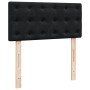 Cama box spring con colchón terciopelo negro 100x200 cm de , Camas y somieres - Ref: Foro24-3287676, Precio: 356,94 €, Descue...