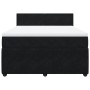 Box spring bed with black velvet mattress 160x200 cm by , Beds and slatted bases - Ref: Foro24-3287778, Price: 534,67 €, Disc...