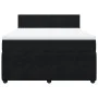 Box spring bed with black velvet mattress 160x200 cm by , Beds and slatted bases - Ref: Foro24-3287778, Price: 549,10 €, Disc...