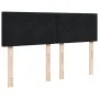 Box spring bed with black velvet mattress 160x200 cm by , Beds and slatted bases - Ref: Foro24-3287778, Price: 549,10 €, Disc...