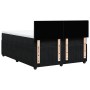 Box spring bed with black velvet mattress 160x200 cm by , Beds and slatted bases - Ref: Foro24-3287778, Price: 534,67 €, Disc...
