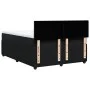 Box spring bed with black velvet mattress 160x200 cm by , Beds and slatted bases - Ref: Foro24-3287778, Price: 549,10 €, Disc...