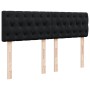 Box spring bed with black velvet mattress 160x200 cm by , Beds and slatted bases - Ref: Foro24-3287790, Price: 539,12 €, Disc...