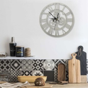 Silver acrylic wall clock 30 cm by vidaXL, Wall clocks - Ref: Foro24-325169, Price: 28,53 €, Discount: %
