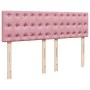 Boxspringbett mit rosa Samtmatratze 160x200 cm von , Betten und Lattenroste - Ref: Foro24-3287799, Preis: 537,54 €, Rabatt: %