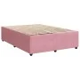 Boxspringbett mit rosa Samtmatratze 160x200 cm von , Betten und Lattenroste - Ref: Foro24-3287799, Preis: 537,54 €, Rabatt: %