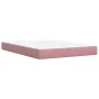 Boxspringbett mit rosa Samtmatratze 160x200 cm von , Betten und Lattenroste - Ref: Foro24-3287799, Preis: 537,54 €, Rabatt: %