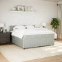 Cama box spring con colchón terciopelo gris claro 180x200 cm de , Camas y somieres - Ref: Foro24-3287800, Precio: 688,64 €, D...