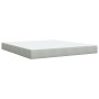 Cama box spring con colchón terciopelo gris claro 180x200 cm de , Camas y somieres - Ref: Foro24-3287800, Precio: 688,64 €, D...