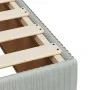 Box spring bed with light gray velvet mattress 180x200 cm by , Beds and slatted bases - Ref: Foro24-3287800, Price: 662,10 €,...