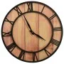 Braune und schwarze Wanduhr aus MDF und Eisen, 39 cm von vidaXL, Wanduhren - Ref: Foro24-325172, Preis: 37,10 €, Rabatt: %