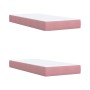 Boxspringbett mit rosa Samtmatratze 200x200 cm von , Betten und Lattenroste - Ref: Foro24-3287835, Preis: 728,43 €, Rabatt: %
