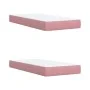 Boxspringbett mit rosa Samtmatratze 200x200 cm von , Betten und Lattenroste - Ref: Foro24-3287835, Preis: 693,41 €, Rabatt: %