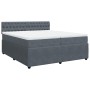 Boxspringbett mit dunkelgrauem Samtmatratze 200x200 cm. von , Betten und Lattenroste - Ref: Foro24-3287837, Preis: 780,93 €, ...
